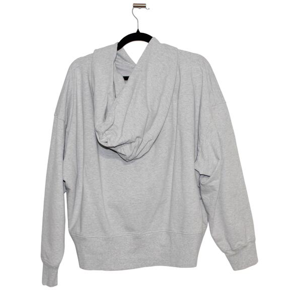 Zella Swoop Full Zip Hoodie Light Grey Size 1X - Picture 5 of 6